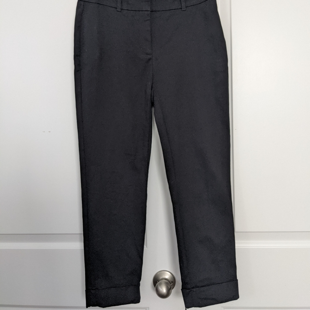 White House Black Market Black Crop Pants - Sz. 2